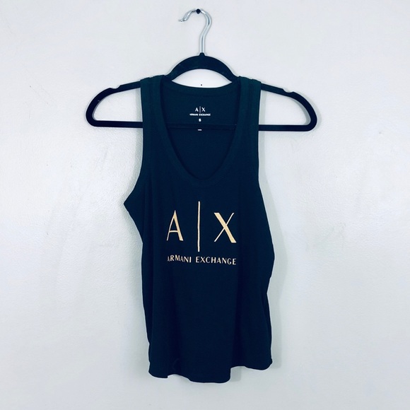 Armani Exchange Tops - Armani Exchange Ribbed Racerback Tank Top